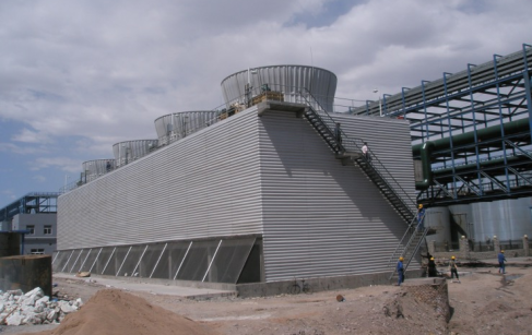 深圳龍崗電信大廈冷卻塔電機/風機/減速器/填料零星改造工程