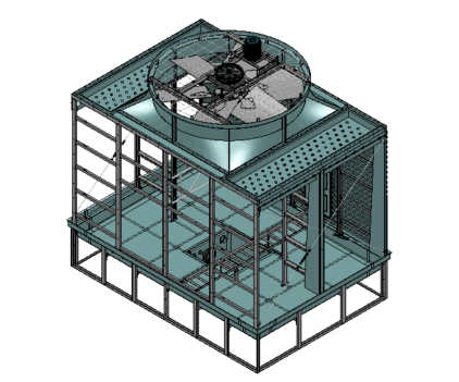 覽訊冷卻塔電機(jī)風(fēng)機(jī)減速器