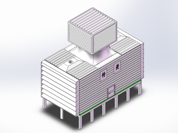 方型冷卻塔功率計算